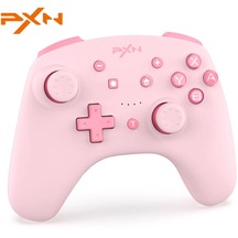 Pink-pxn 9607x Kablosuz Denetleyici Uyandırma Desteği Nfc Amiibo Oyun Klavyeleri Nintendo Anahtarı/anahtar Lite/anahtar Oled/pc Windows/ıos 16