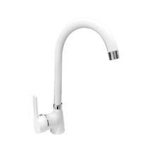 Güney Vana Lara Beyaz İnci Mix Kuğu Lavabo Bataryası 50437 Açık Bej