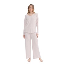U.s. Polo Assn. Kadın Uzun Kollu V Yaka Pijama Takımı S25090 Pembe