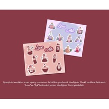 Love Potion - Aşk İksiri - Sevgililer Günü 2 Adet Sticker Set