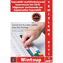 Temizleyicikit Multifonksiyonel Bilgisayar Airpods Uyumlu Temizleme Klavye Kulaklık Temizleyici Kit 5 İn 1
