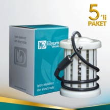 Lilyum İyon Elektrot Array Ayak Cihazı Beyaz 5'li Paket