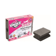 Vindex Tender (Sensitive) Sünger 4'Lü