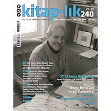 Kitap-lık Sayı 240 - Üç Aylık Edebiyat Dergisi Ekim-aralık 2025