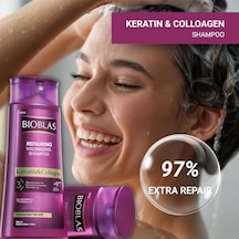 Kolajen & Keratin Şampuan Saç Dökülmesine Karşı, Onarıcı Ve Dolgunlaştırıcı Etki, Bitkisel Kompleks B19, 360 Ml