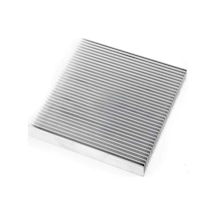 10cm X 10cm X 1.8cm Alüminyum Metal Soğutucu Blok Radyatör Peltier Isı Düşürücü Amfi Led Entegr Standart