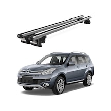 Venüs Citroen C-crosser 2007-2013 Uyumlu Gri Ara Atkı Port Bagaj Tavan Barı