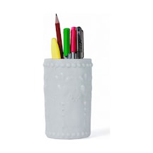 Kalemlik Beyaz Renk Masa Kalemliği Organizer Kalemlik Model 10 Çok REnkli