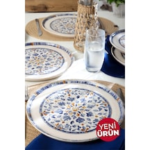 Keramika Sapphire Nordic Servis Tabağı 28 Cm 6 Adet 22743