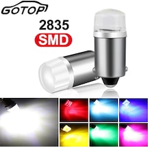 2pcs Ba9s T4w Led Ampulü T2w T3w H5w Araba Ampulü 2 Led 2835 Smd 12913 12910 Crystal Blue 1 Piece Set