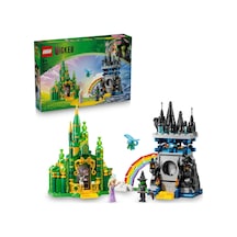 Wicked Emerald City Ve Kiamo Ko Kalesi 75689-9 Yaş Ve Üzeri Kız Ve Erkek Çocuklar İçin Elphaba Ve Glinda Mini Bebekleri Ve Uçan Figürü İçeren Yaratıcı Oyuncak Yapım Seti 860 Parça