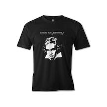 Ludwig Van Beethoven Siyah Erkek Tshirt