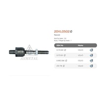 Asmetal 20vl0502 Rot Mili Xc90 02 Xc70 00 V70 96 S80 98 S60 00