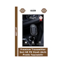 Premium Transmitter Şarj G8 Pd Siyah Akıllı Pratik Taşınabilir