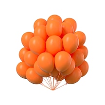 Lateks Balon Parti Organizasyon Balonu 9/a Düğün Doğum Günü Dekorasyon 10 Adet Karışık Renk Turuncu