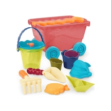 B.toys Kırmızı Plaj Vagonu Çok Renkli