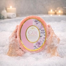 Gül Doğal Süngerli Sabun, Gül Kokulu, 120 Gr Acı Badem