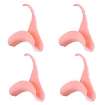 Microcase Sert Abs Plastik Portatif Mini Dolap İçi Çanta Askısı 4 Adet - Al5016 Pembe