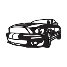 Klasik Arabalar Oto Motor Laptop Duvar Folyo Sticker Tip 11 25x12 Cm