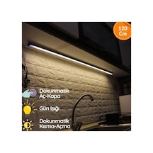 Mutfak Tezgah Üstü Dokunmatik Led Bar Aydınlatma Gün Işığı 120cm