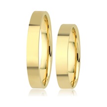3.5mm Kibrit Çöpü Altın Alyans Sarı Altın
