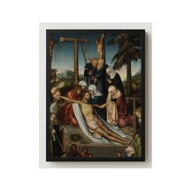 Rönesans Cranach İsa'ya Ağıt Aziz Wolfgang Çerçevesiz Poster 21x30 Cm A4 Tablo Rönesans Klasik Sanat