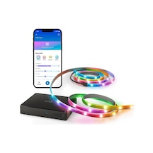Hdmı Sync Box, Tv Aydınlatmalı, Filmler/oyunlar Vs. İle Senkronize Işık, Hdmı 2.0, 60hz'de 4k D Siyah