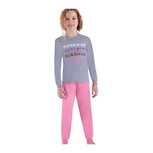 Ersoy 752gu Kız Çocuk Garson Boy Uzun Kollu Pijama Takımı-gri Gri Ersoy 752gu Kız Çocuk Garson Boy Uzun Kollu Pijama Takımı-gri Gri