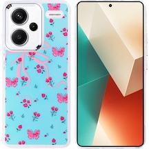 Kılıfist Redmi Note 13 Pro Plus 5g Kılıf Airbag Tasarımlı Klfs Hadra Kapak - Kelebek Kelebek