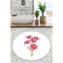 Sitivo Beyaz Çap Banyo Halısı Djt 200x200 cm