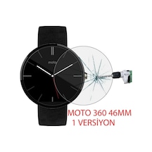 Motorola Moto 360 46mm 1versiyon Kırılmaz Cam Ekran Koruyucu- 5775 Mh-hs8193-9833