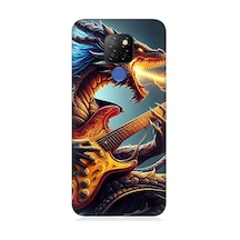 General Mobile Discovery Gm20 Uyumlu Gitar Ejderhası Desenli Silikon Kılıf