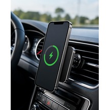 Manyetik Araç Telefon Tutucu 15w Hızlı Şarj Uczz15waraç-2