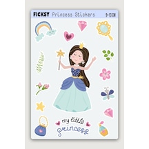 Sevimli Prenses Sticker Seti - 15 Adet Etiket Çıkartma Diğer