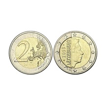 Avrupa - Lüksemburg Grandük Henri 2 Euro Koleksiyon Para Çil Unc