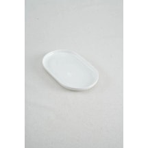 Acar Porselen Beyaz Oval Tabak 20x12,5 Cm