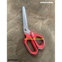 Milwaukee Agır Hizmet Makası Kumaş Kagıt Naylon Makası Eğik Açılı Makas 26cm