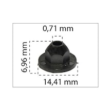 Somun Plst. 171201969 171201989 Vw Seat Audi