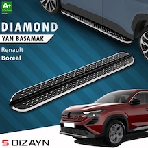 S-dizayn Renault Boreal Diamond Krom Yan Basamak 183 Cm 2025 Üzeri A+ Kalite