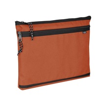 Jacbag Dual Zip Folder -iki Bölmeli Dosya Çanta A4 Kiremit