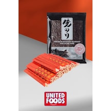 Seafood Sushi Yosunu Yaki Sushi Nori Gold Premium 10 Yaprak + Chopstick 25 Çift