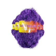 Tedar 5 Adet Gökkuşağı El Örgü İpi Yünü 30 Najmaddin (No:1) 8.5Cm X 10.5 Cm