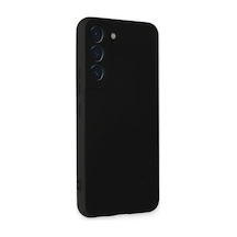 Bezos Samsung Galaxy S22 Kılıf Nano İçi Kadife Silikon - Siyah Ob