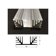 Led Soğutucu Alüminyum Led Soğutucu Power Led Soğutucu 88x35 Mm