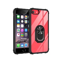 Microsonic Apple Uyumlu iPhone 6 Kılıf Grande Clear Ring Holder