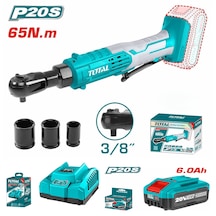 Total Tdrlı2060151 3/8 65 N.M 20V 6.0AH Akülü Cırcır Kolu