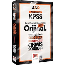 Yargı 2026 Kpss Lise Ön Lisans Gy-gk Orijinal 2010-2024 Konu Konu Çıkmış Sorular