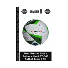 Özel Üretim Bahçe Eğlence Hobi Ft-560 Futbol Topu 5 No Çok Renkli