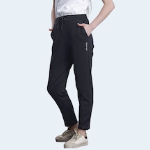 Slazenger KORBIN Kadın Cepli Dar Paça Siyah Eşofman Altı