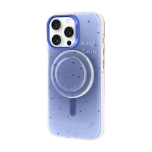 Apple Uyumlu iPhone 15 Pro Uzrm Magsafe Şarj Özellikli Tak-çıkar Pop Soketli Uzrm Tiktok Kılıf-mavi Mavi